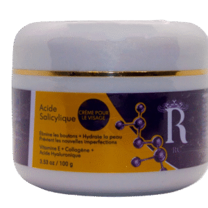 Crème Visage Acide Salicylique – Anti-Imperfections, Hydratante, 100g